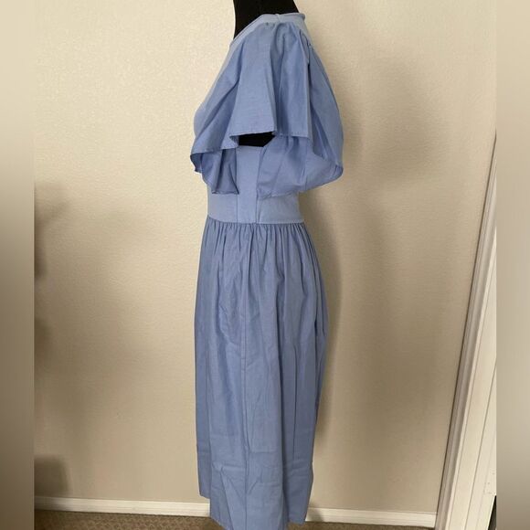 NWT Zara Ruffled Sleeve Dress - Picture 7 of 12